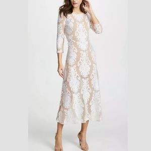 White For Love and Lemons San Marco Midi Dress